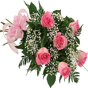 HARİKA PEMBE GÜL DEMETİ